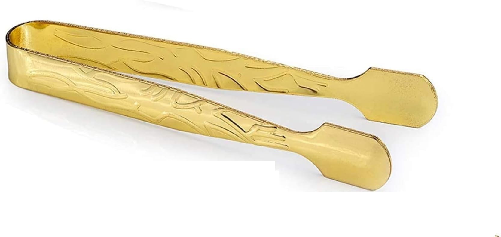 GO2CAMPS Premium Bakhoor Charcoal Tong Gold Plated | Charcola tongs for Incence Burner | Madkhan Charcoal tong | Mabkhara Charcoal Tong | Oud Burner Steel Tong- Small