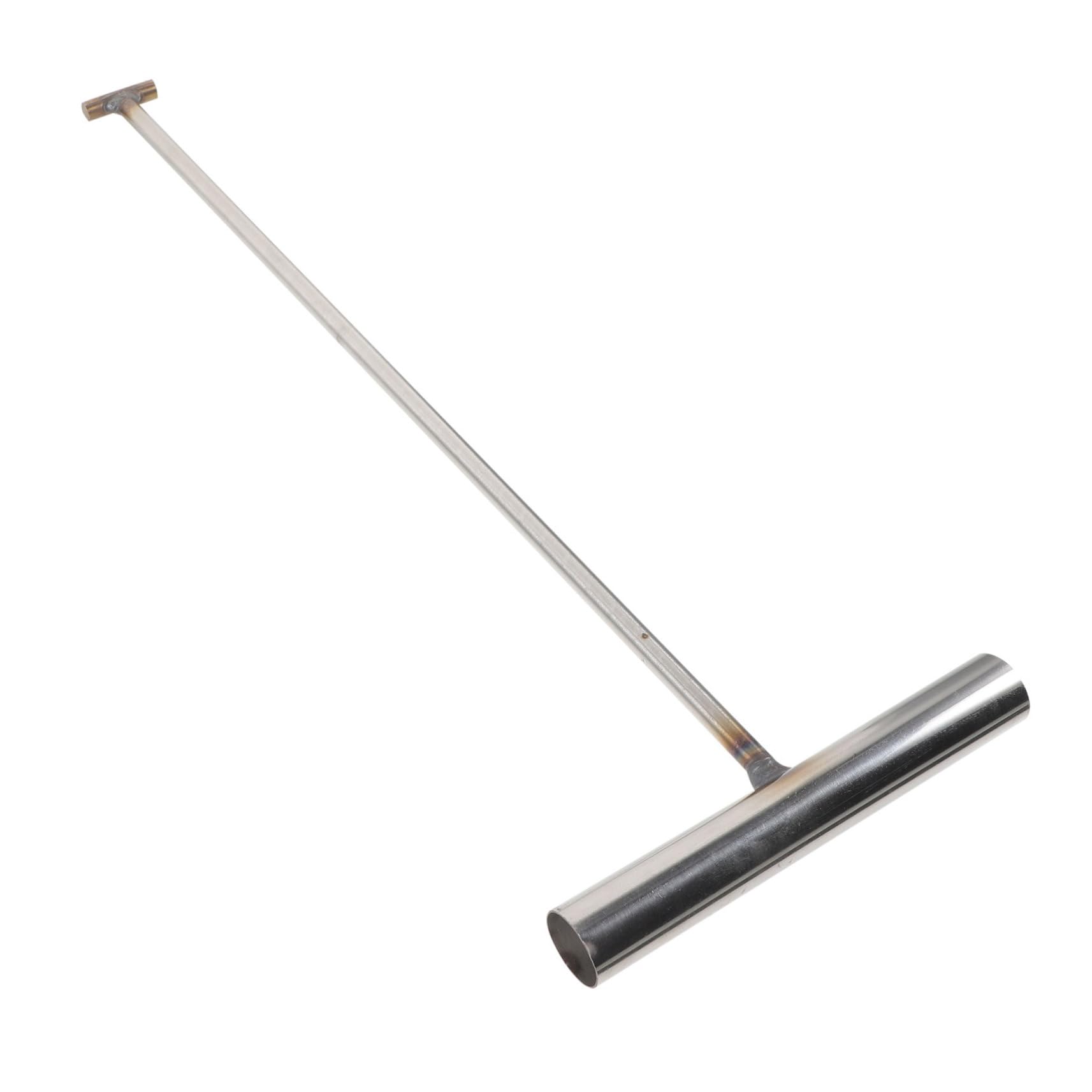 Healeved Sturdy Manhole Cover Hook Rolling Door Lifting Tool Made of Stainless Steel for Longevity