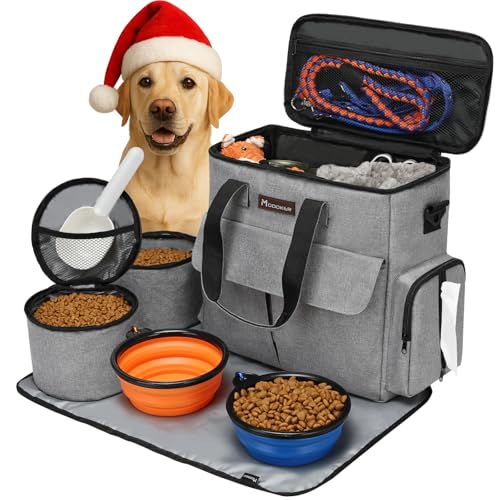 Modoker Von Fluggesellschaften zugelassene Haustier-Reisetasche, Wochenend-Hundereiseset für Hund und Katze, von Fluggesellschaften zugelassener...