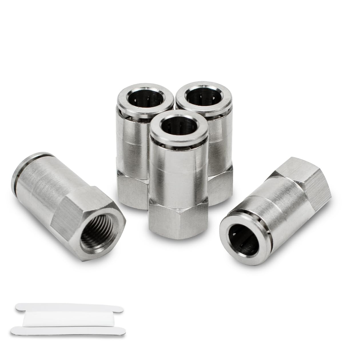 Bwintech 5 Stück 4mm Schlauch AD x 1/8" BSP-Innengewinde ger