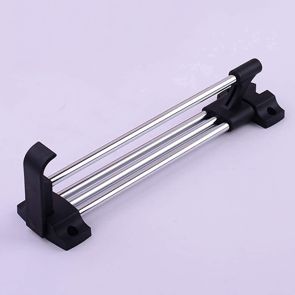 格納式クローゼット調節可能なロッドワードローブ、引き出しパンツハンガーバー、小型ワードローブレール-9インチ/11.9インチ/15.