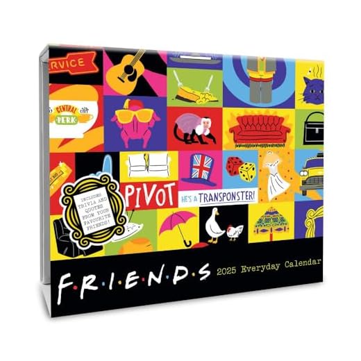 Friends Desk Block Calendar 2025