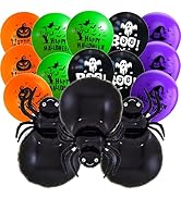 9-Piece Halloween Foil Balloon Set - Ghosts, Pumpkins & Bats For Party Decorations