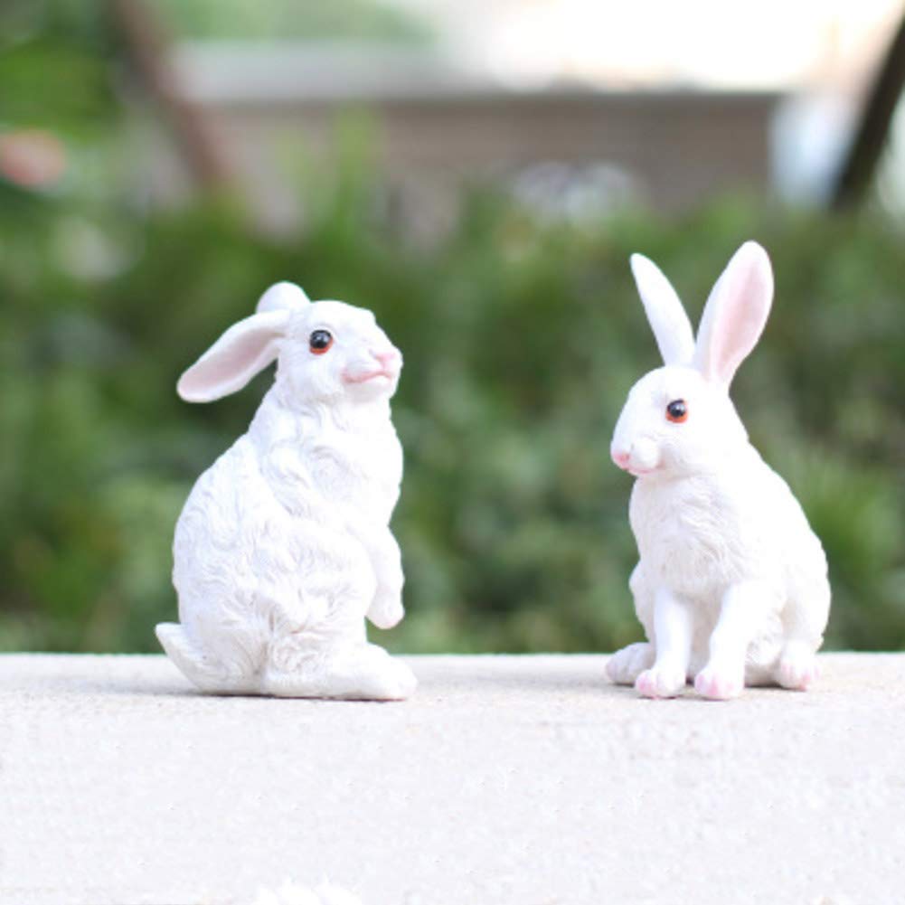 Décoration lapin de jardin en résine durable : finis les ornements qui cassent