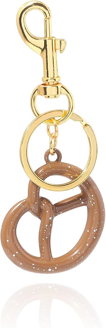 FunBoat Cute Cookie Bag Charm Keychain for Women, Fashion Handbag Charm Accessory - Key Chain Jewelry Gifts