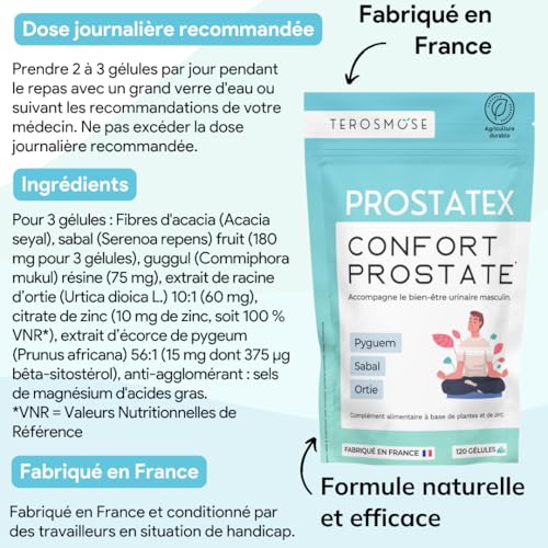 Prostatex pour retrouver un flux urinaire normal et réguler les désagréments de la prostate - 4
