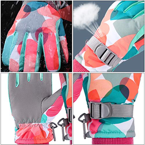 BESPORTBLE Luvas de Esqui Infantil Luvas de Neve CrianÃ§as Inverno Quente Luvas Ao Ar Livre Luvas pa