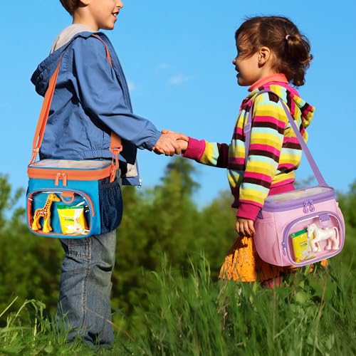 GRAOSO Bike Basket Front Kids, Bicycle Basket, Cute Bike Accessories Fit Most of Handlebar, Tricycle, Scooter Bag for Girls and Boys with Shoulder Strap, Pink, Patented Design