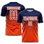 Navy Orange White