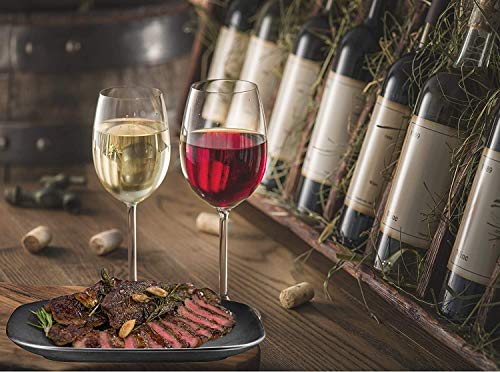 Bruntmor 10" Ceramic Appetizer Plates | Serving Platter | Set Of 6, Square Black Simple Modern Ceramic Salad/Dessert Plates | Christmas Dinner Plates Set | Christmas Dinnerware Or Thanksgiving #TOP7