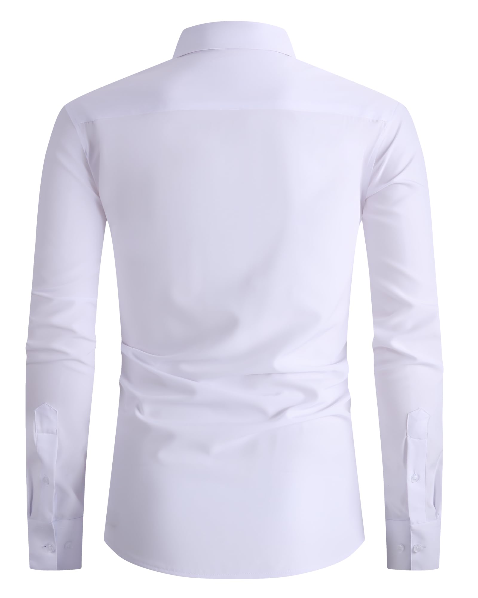 Alex Vando Camicia Uomo Manica Lunga Taglio Regolare Elastica Business per Uomo