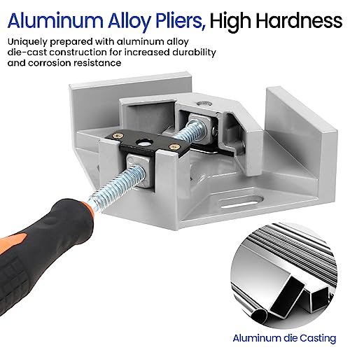 image for ISWEES Corner Clamp for Woodworking 4PCS 90 Degree Right Angle Clamp w