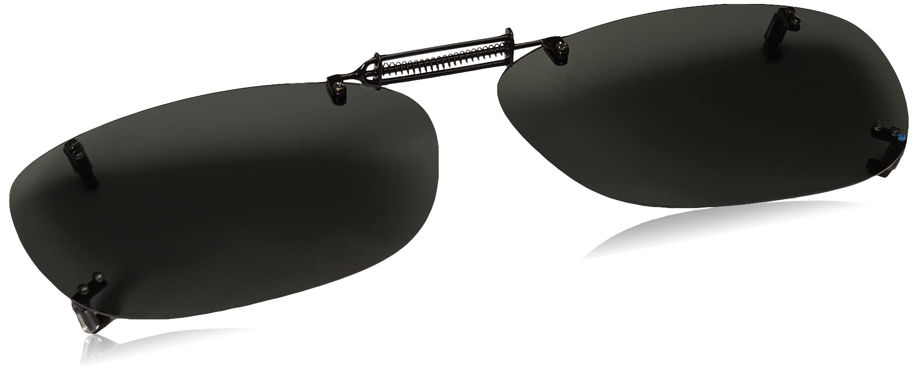 Diopticsunisex adult Solar Shield K Rec Sunglasses Clip On Sunglasses, Grey, 56 mm US