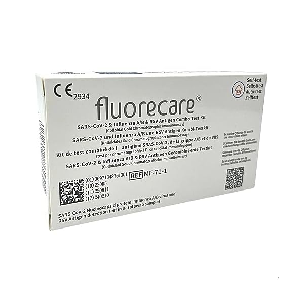 fluorecare® SARS-CoV-2, Influenza A/B & RSV Combo-Schnelltest
