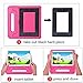 i-original Compatible with Huawei MediaPad M3 Lite 10.1 Inch BAH-09 Kids Case Stand, Eva Foam Shockproof Protective Carry Handle Lightweight Tablet Holder Cover for Toddlers Children (Blue) (rose Red)