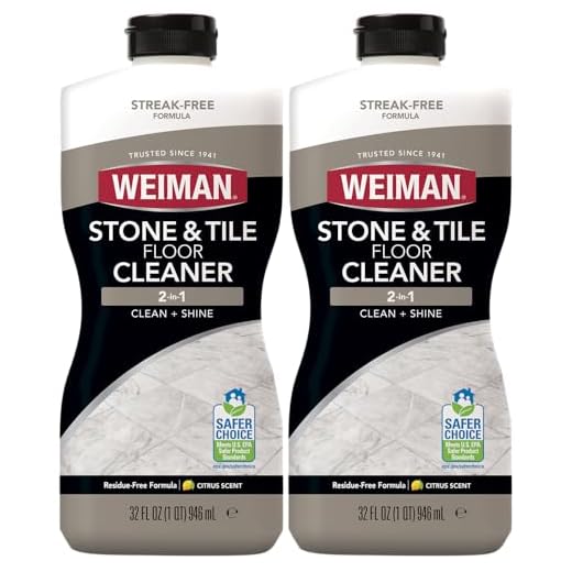 Weiman Stone Tile and Laminate Cleaner - 32 Ounce 2 Pack - Professional Tile Marble Granite Limestone Slate Terra Cotta Terrazzo and More Stone Floor Surface Cleaner