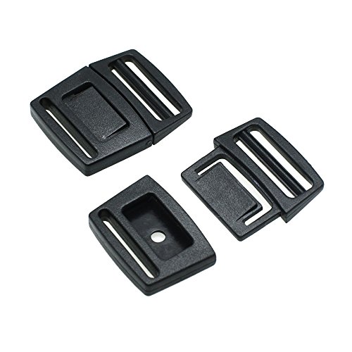 30Pcs 1/2" Plastic Side Release Center Buckles Backpack Straps Webbing 13Mm #TOP2