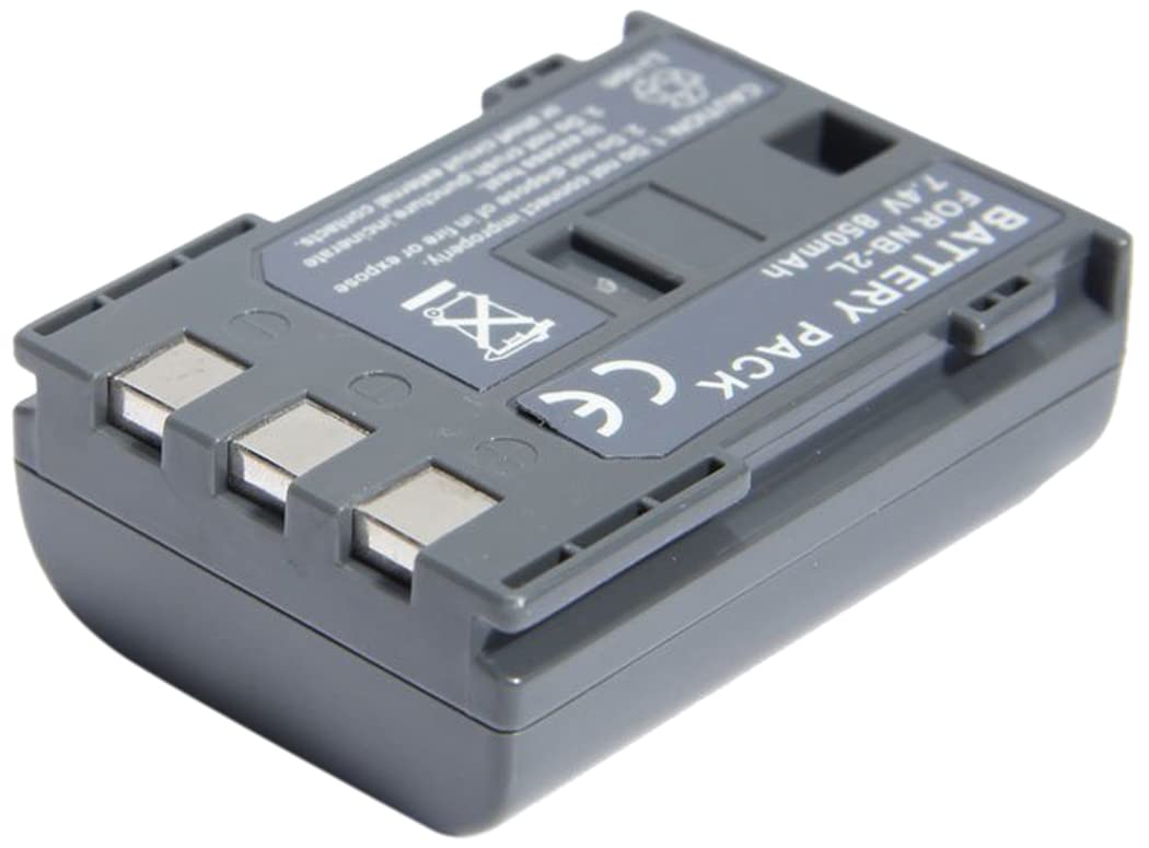 SEYRLMK 2 Batterie NB-2L + Caricatore Dual USB Per Canon 350D, 400D, G7, G9, HV20, HG10 E Molti Altri - 2