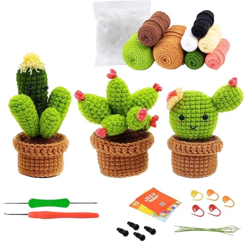 Kit de crochet pour débutants tricot complet et set de 3 crochets loisir