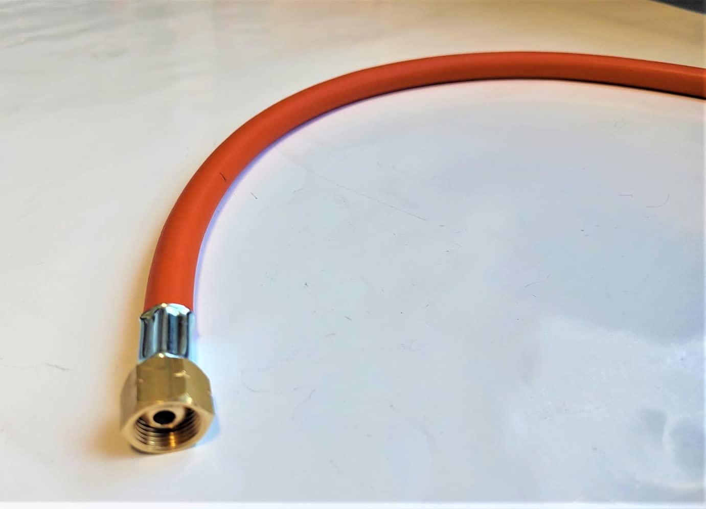 Manguera de gas propano butano | 500cm (5m) | DN 5 Type 21 - Conector LKS 3/8" pulgada | Manguera de gas para conexión rápida y conexión a una bombona de gas o cocina