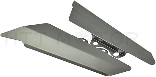 Miniatura 4 de XKMT Grupo 2X Tanque de combustible lateral protector decorativo para Kawasaki Z900 2017 Titanium