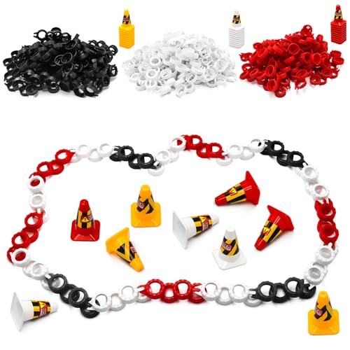 Hobby Fans 180 Pieces RC Car Racing Track Drift Runway Drift Field Fence with 30PCS Road Cones for...