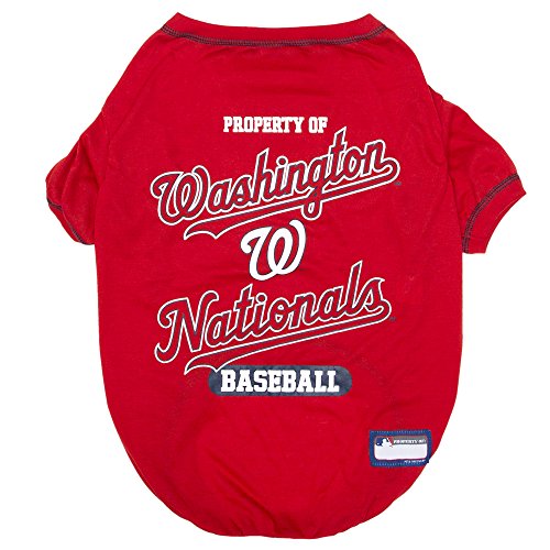 Pets First NAT-4014-MD MLB Washington Nationals Dog T-Shirt, Medium