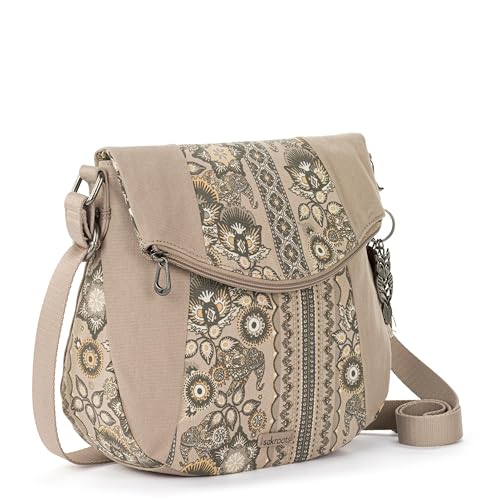 Image of Sakroots Foldover Crossbody Purse - Women's Handbag For Everyday & Travel - Cross Body With Adjustable Shoulder Strap