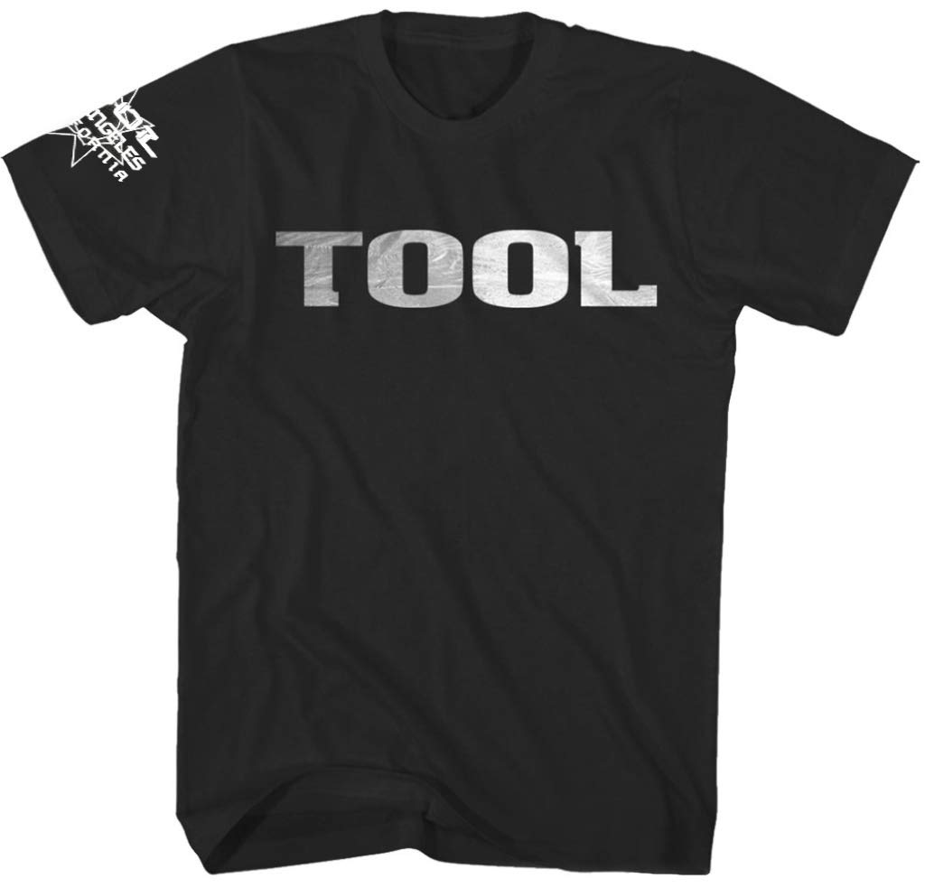 Artist UnknownTool 'Metallic Silver Logo' (Black) T-Shirt