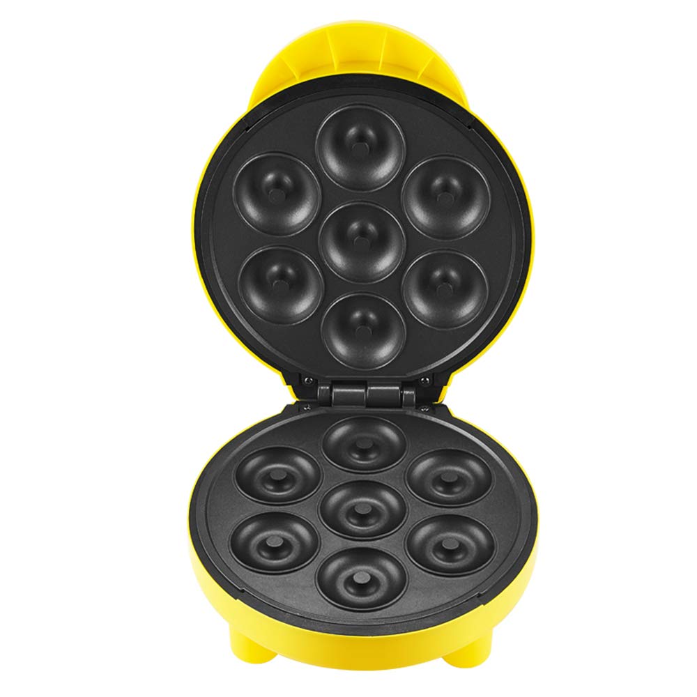 BREAUX Doughnut Maker Mini Waffle Cupcake Maker Machine 1000W Electric Non-Stick Donut Maker Mold Household