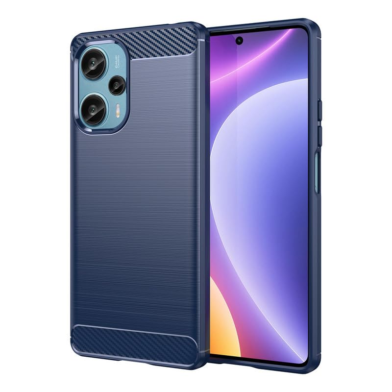 Image of Basic Case for Poco F5 (Carbon Fibre Blue)