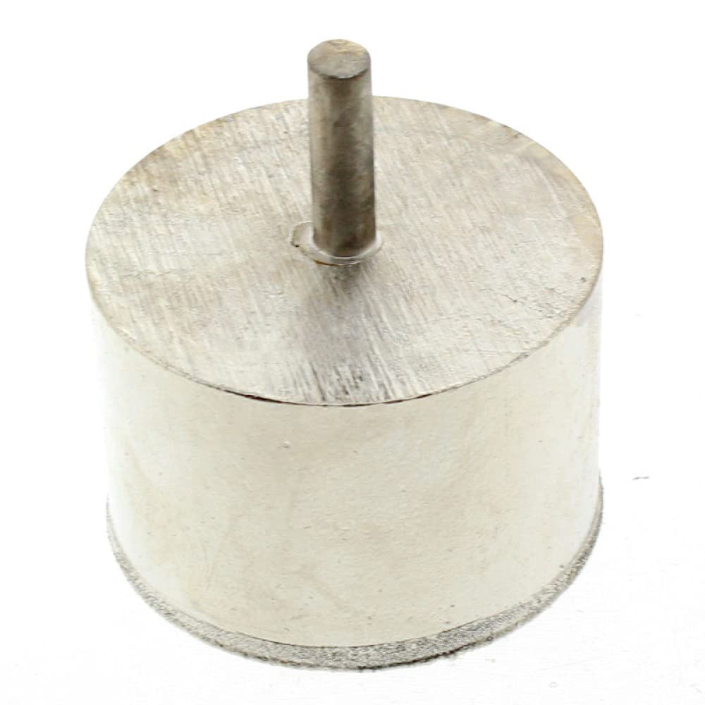 1 pz 20-50mm 3/4"-2" Grana 80 Punta montata a diamante SFERICA CONCAVA Punta per smerigliatura di giada Strumenti per scolpire gemme di pietra con perline, diametro 21 mm