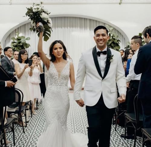 Mens 2 Piece Suit Slim Fit Tuxedo Suits for Men Wedding Prom Party Tuxedo Blazer Pants Set3