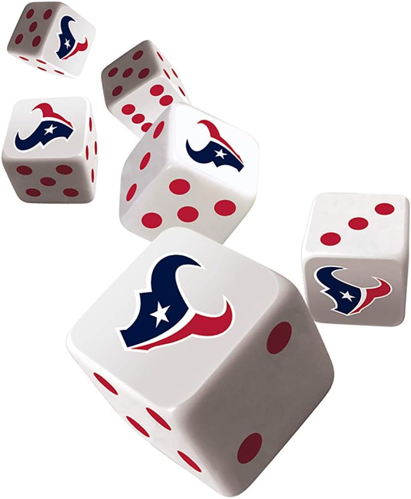 Masterpieces Sports Fan Dice Set – NFL Team Logo, 6 Pieces