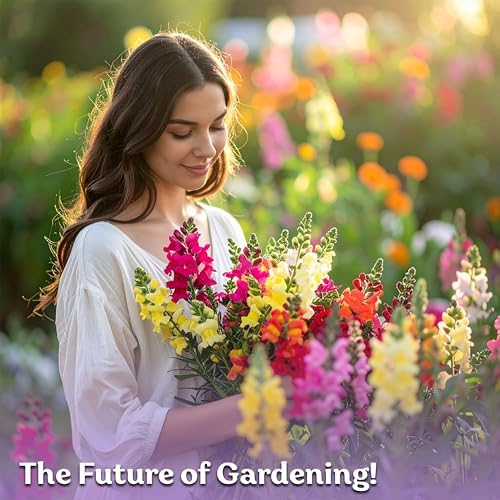 KVITER 1,500 Tetra Mix Snapdragon Seeds (Antirrhinum Majus) – Heirloom & Tall Snap Dragon Mix, Annual Flower Garden Seeds, Cut Flower Seeds for Planting – Ideal for Outdoor Garden & Containers — view 7