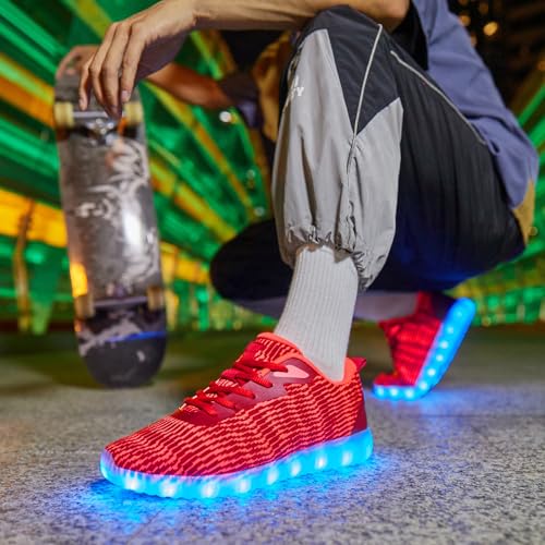 Image of Light Up Shoes for Women Men, LED Sneakers USB Charging Unisex Adult Glow Party Cool Dancing Shoes