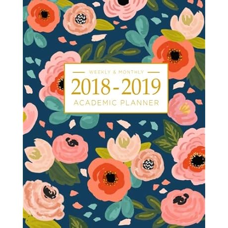 2019 Planning Calendar Schedule Organizer and Journal Notebook