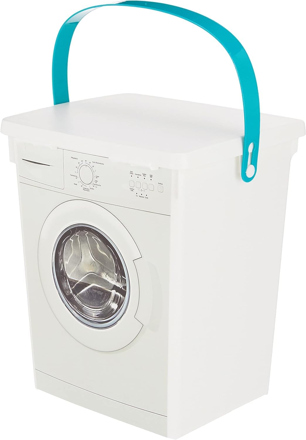Emkay Turquoise Emkay® Plastic Laundry Dishwasher Washing Powder Tablet Detergent Storage Box Container