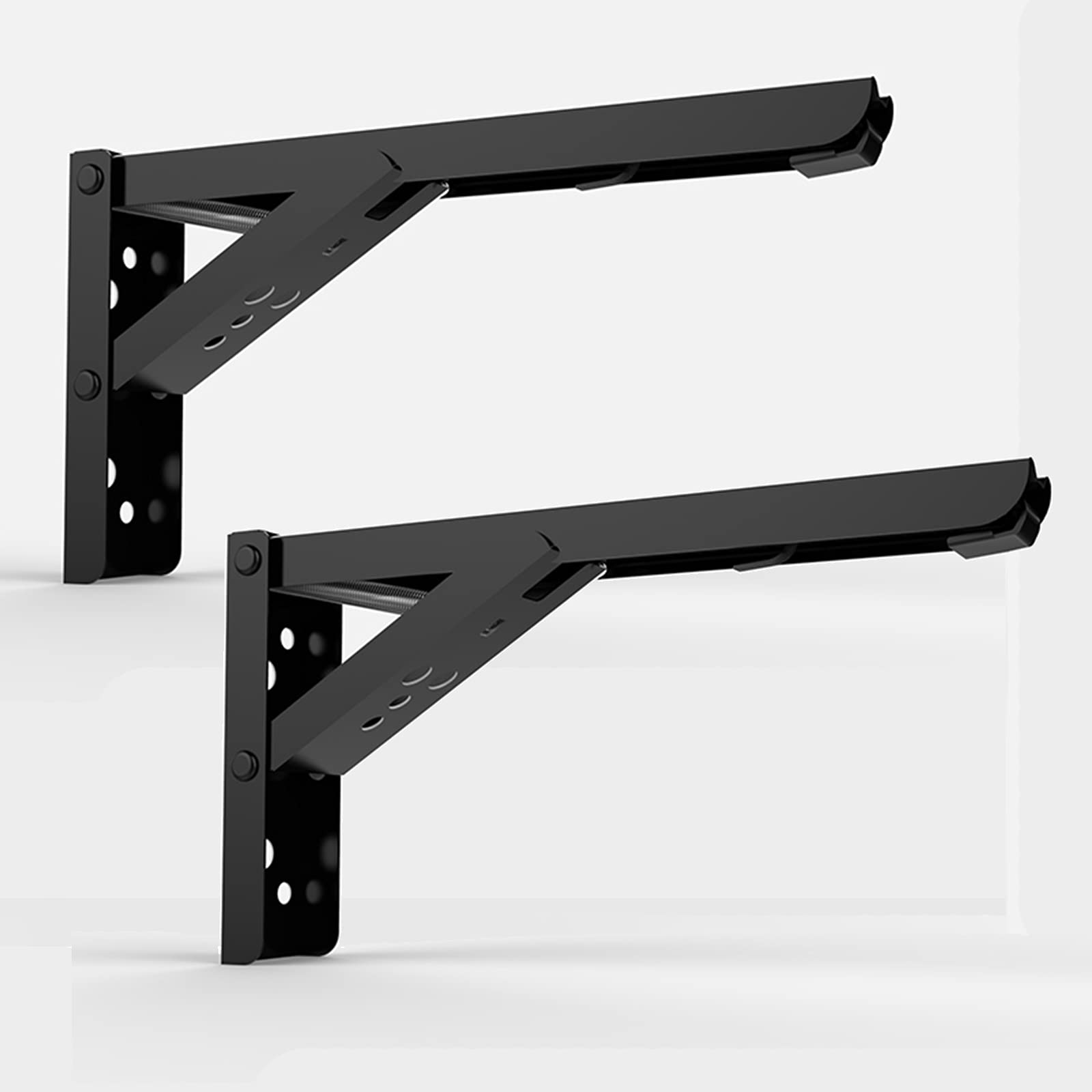 Supports d'étagère pliants pour libérer l'espace au sol et retrouver le plaisir d'un intérieur aéré
