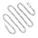 925 Sterling Silver 3MM Figaro Chain Italian Necklace For Men & Women Lobster Claw Clasp 16
