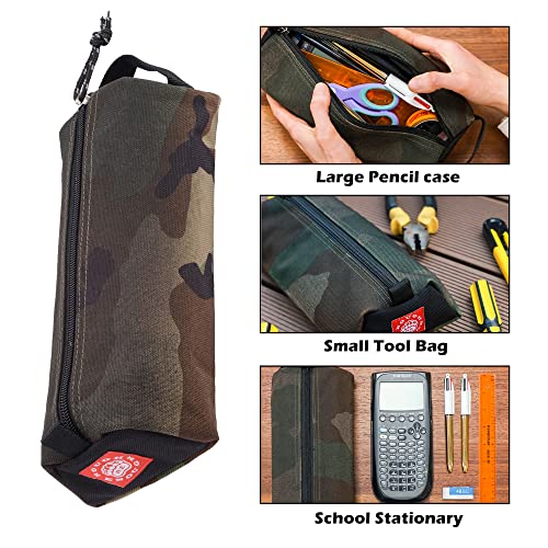Rough Enough Large Pencil Case Pouch With Zipper For Teen Boys Girls Kids Camo #TOP3