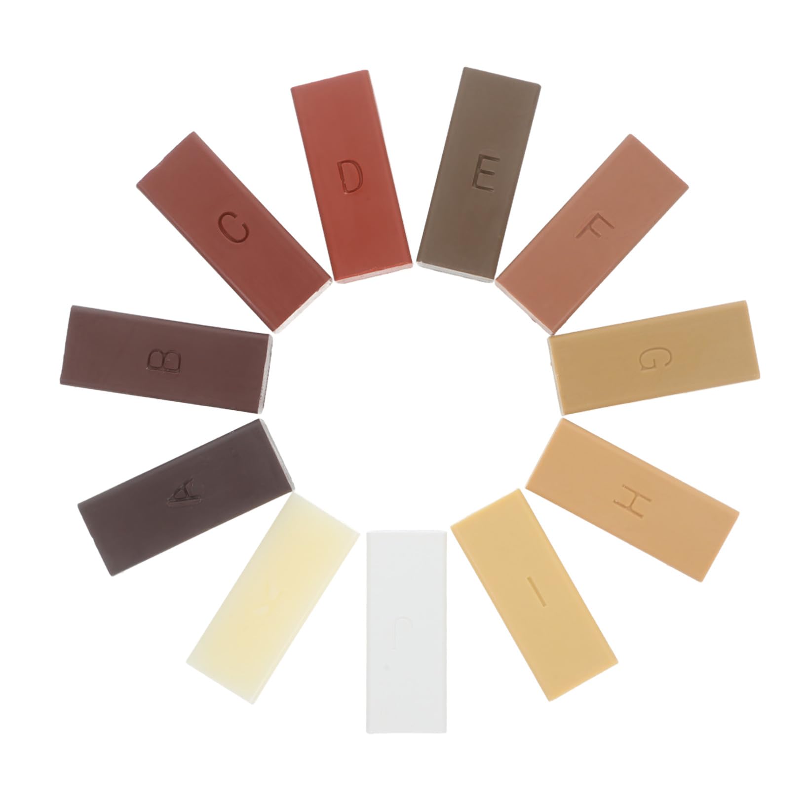 44 Pièces Kit Cire de Réparation Parquet Couleurs Durcie pour Sols et Stratifiés Cire de Réparation Résistante et Protectrice Facile à Appliquer sans Expertise Finition et