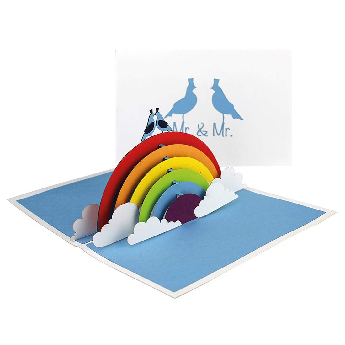 Biglietto di nozze pop-up Sposi - biglietto pieghevole 3D, biglietto di nozze 3D, biglietti d'invito per nozze, inviti per nozze - Italia