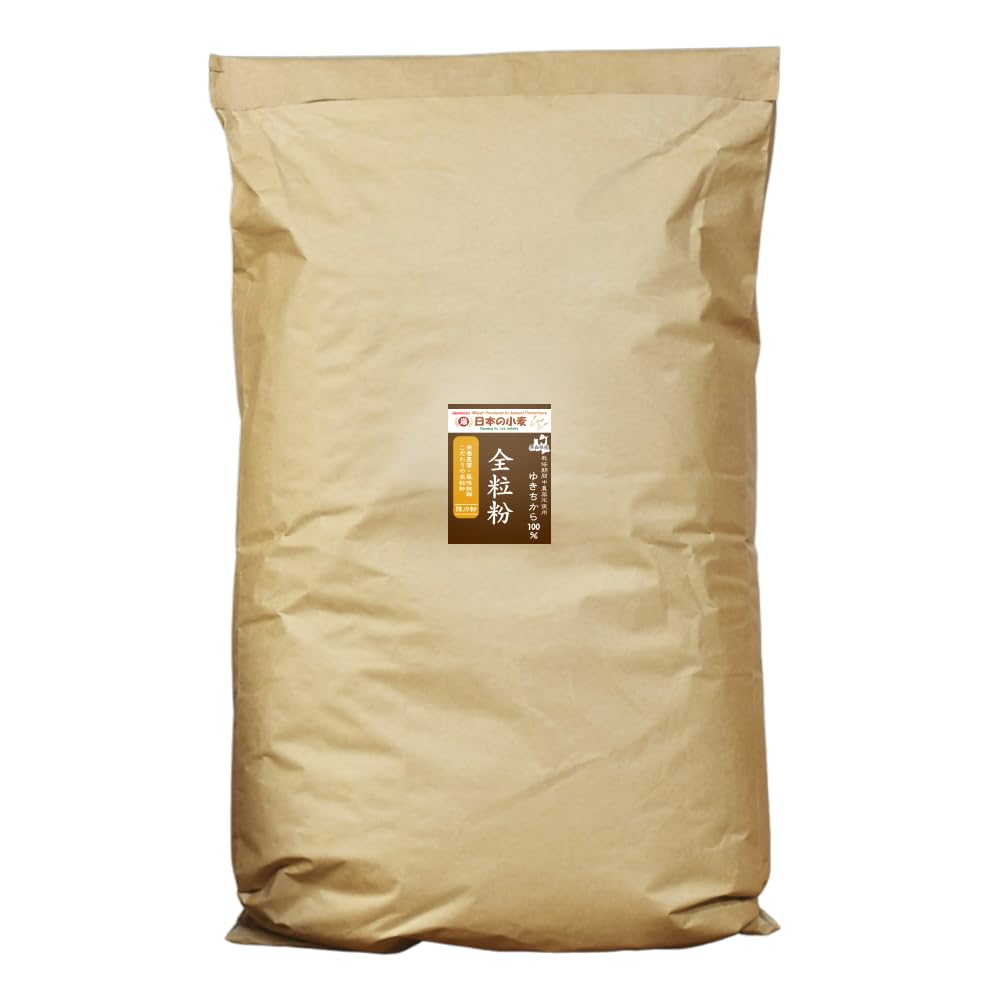 Amazon.co.jp: ゆき全 全粒粉 ゆきちから 25kg 強力粉 ゆきちから100