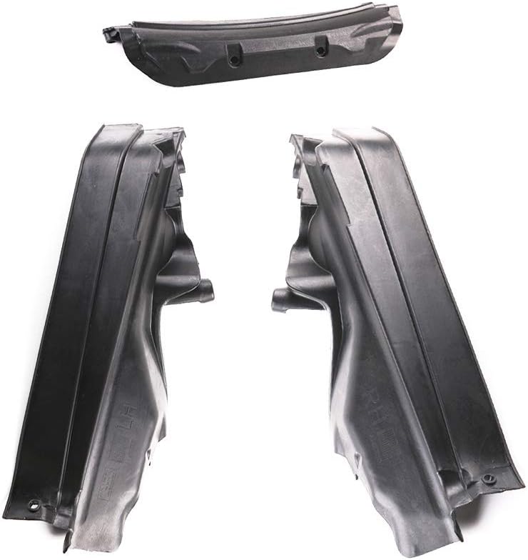 CNUPSM Engine Upper Compartment Partition Panel 3Pcs Set Compatible with BMW X5 X6 E70 E70N E71 E72 Hyb 51717169419 51717169420 51717169421