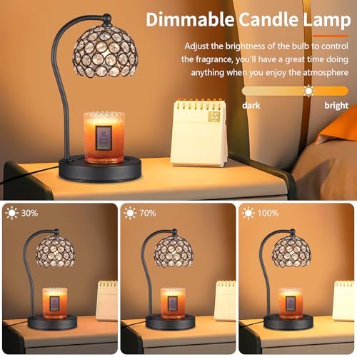 Dimmable-Electric-Candle-Warmer-Lamp-with-Timer-Home-Decor-Wax-Melts-Warmer-for-Jar-Scented-Candles-Mothers-Day-Gift-for-Women-with-2-Bulbs Dimmable Electric Candle Warmer Lamp with Timer Home Decor Wax Melts Warmer for Jar Scented Candles Mothers Day Gift for Women with 2 Bulbs