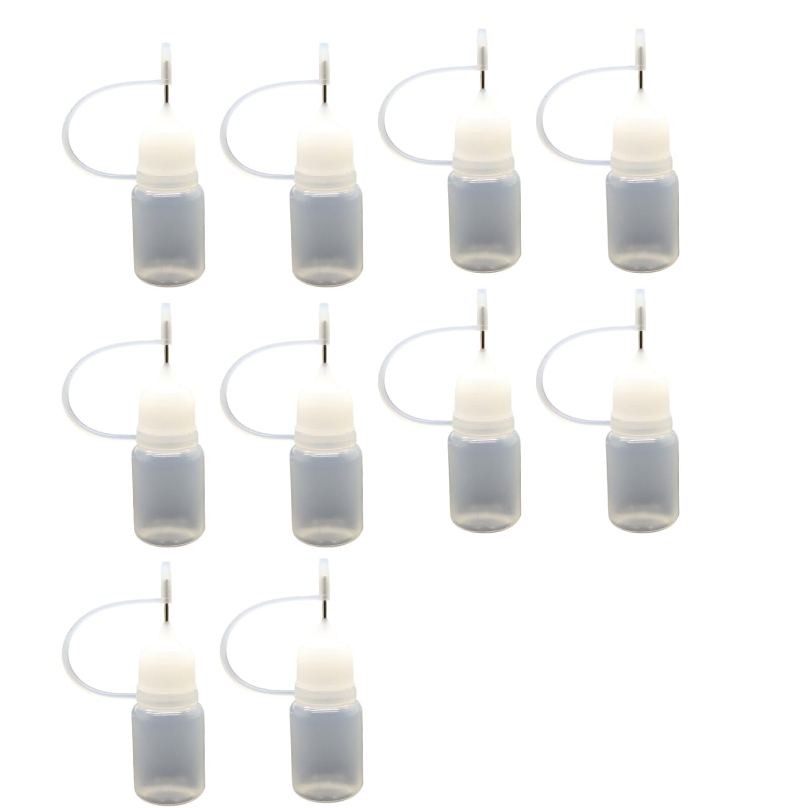 Buxuaaaa Precisions Needle Tip Applicator Bottles, Glues Applicator Bottles Liquid Dropper for Acrylic Painting Perfumes Dropper for Liquid
