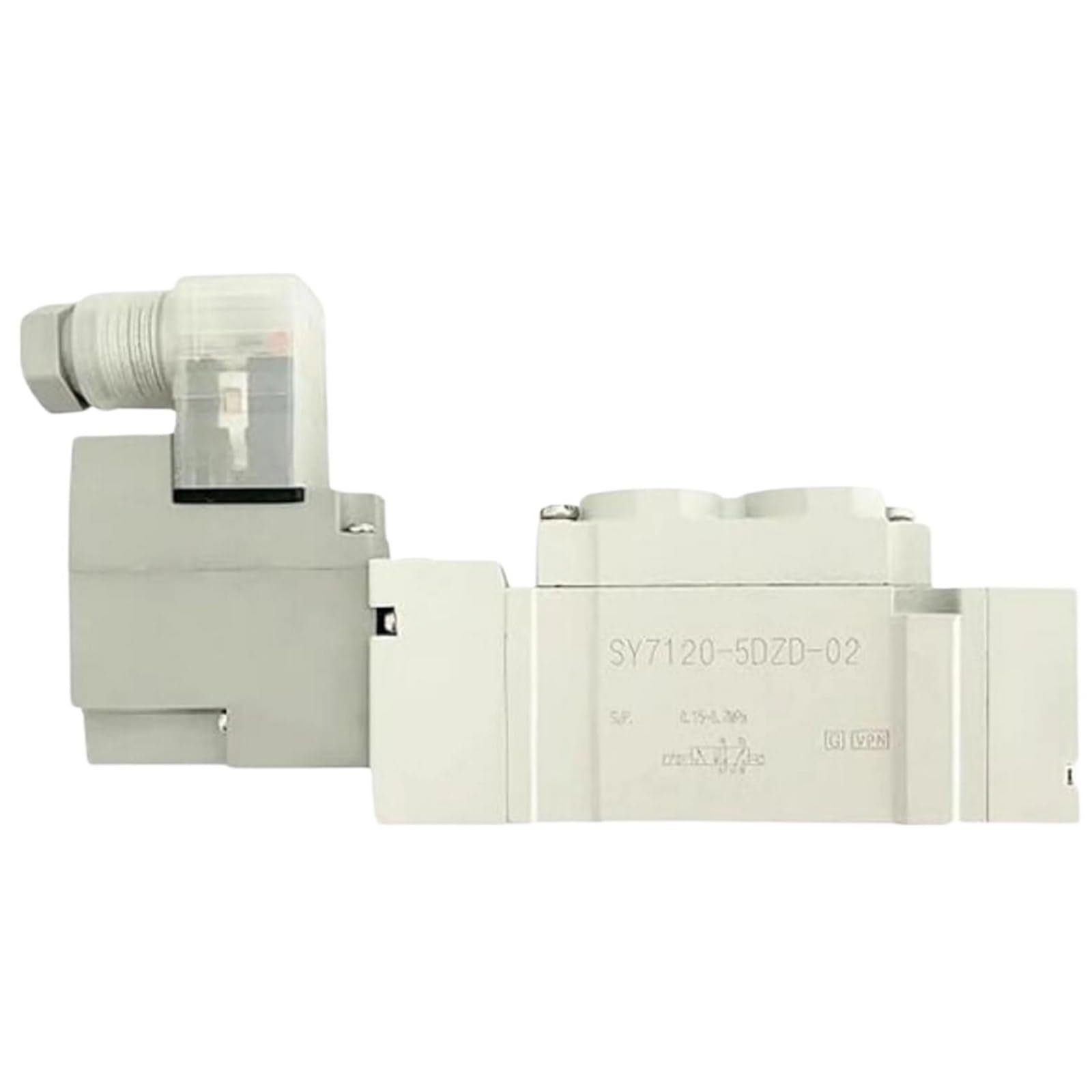 Électrovanne SY7120-5LZD-C8 monostable à commande pneumatique DC24V ports ø8mm