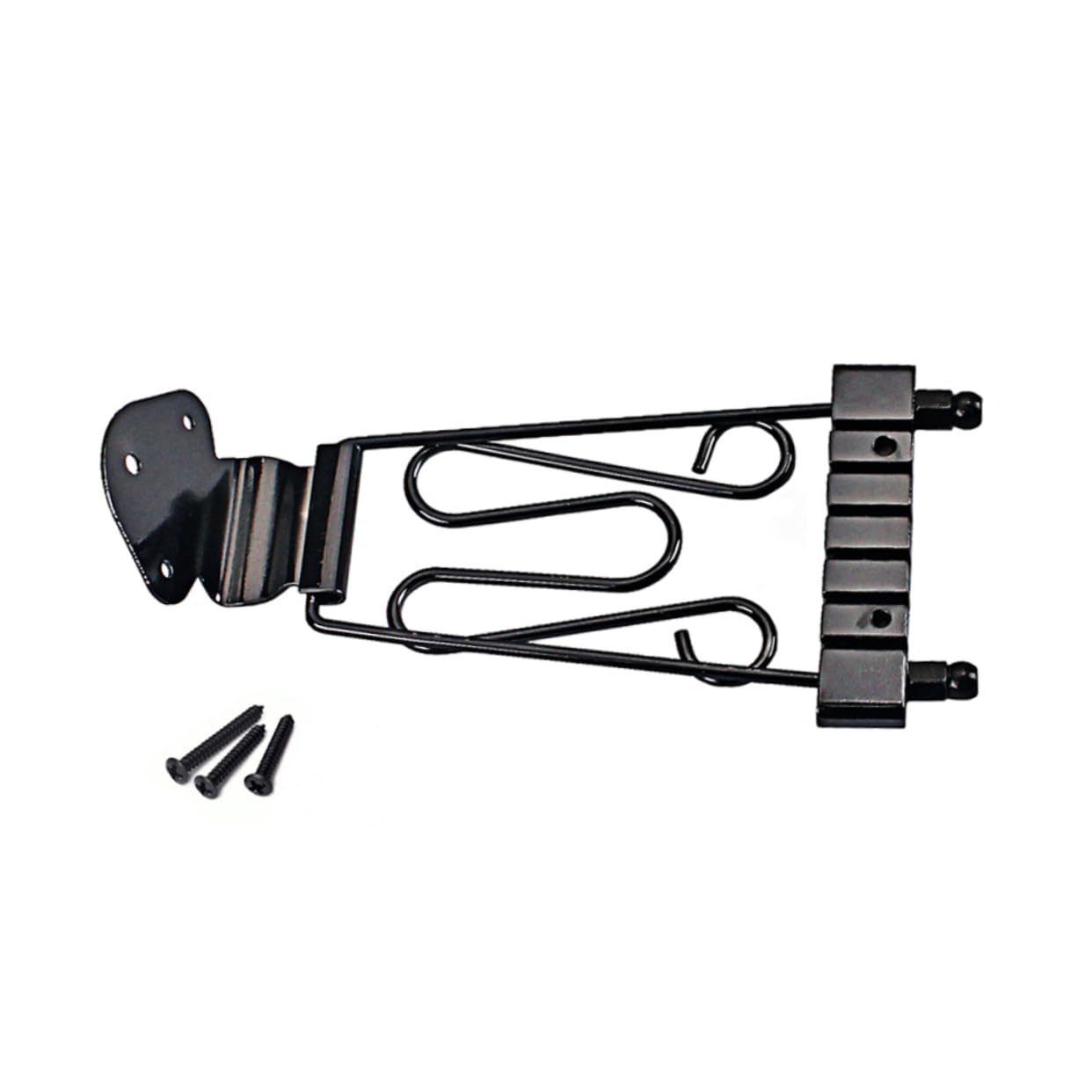 OFFSCH Adjustable Guitar Tailpiece Bridge Plated String Design for Jazz Archtop Bass Guitar Easy Installation Durable Construction