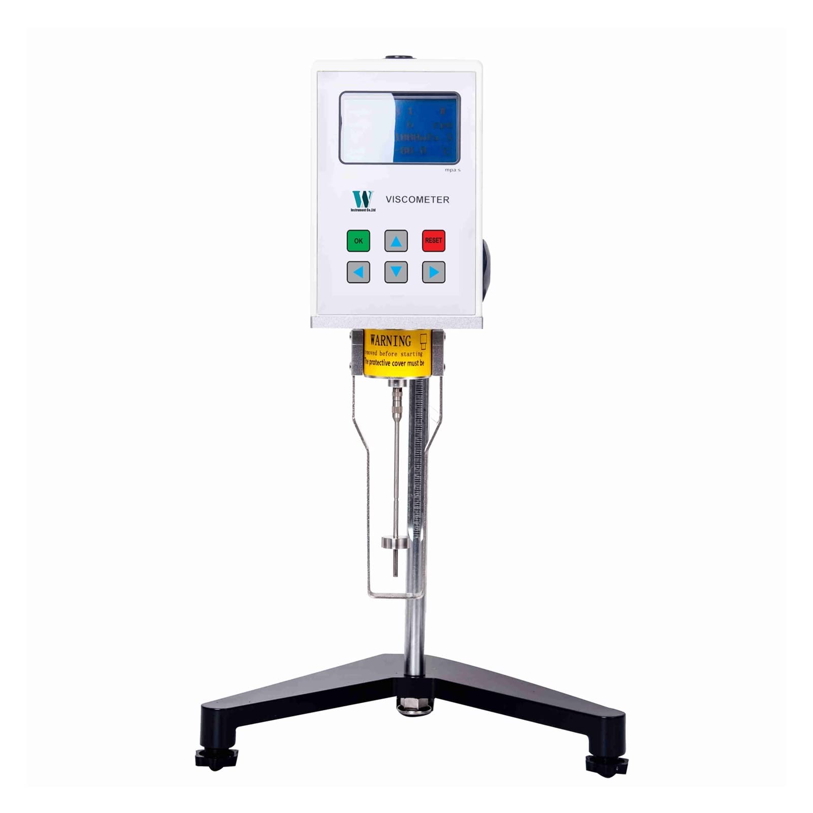 Digital Rotary Viscometer, NDJ-8S No.0/1/2/3/4 Spindles Test Small Liquid 2000000 CPS/mpa.s Solder Paste Viscosimeter Viscosity Meter Viscometer,Lab Meter(RV-2M (NDJ-8S))